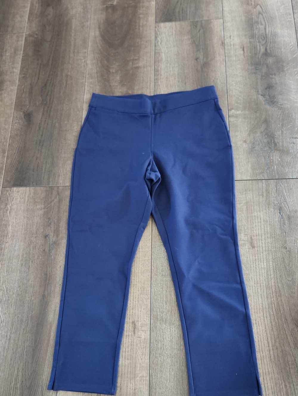 Soft Surroundings Navy Pull-On Ankle Pants